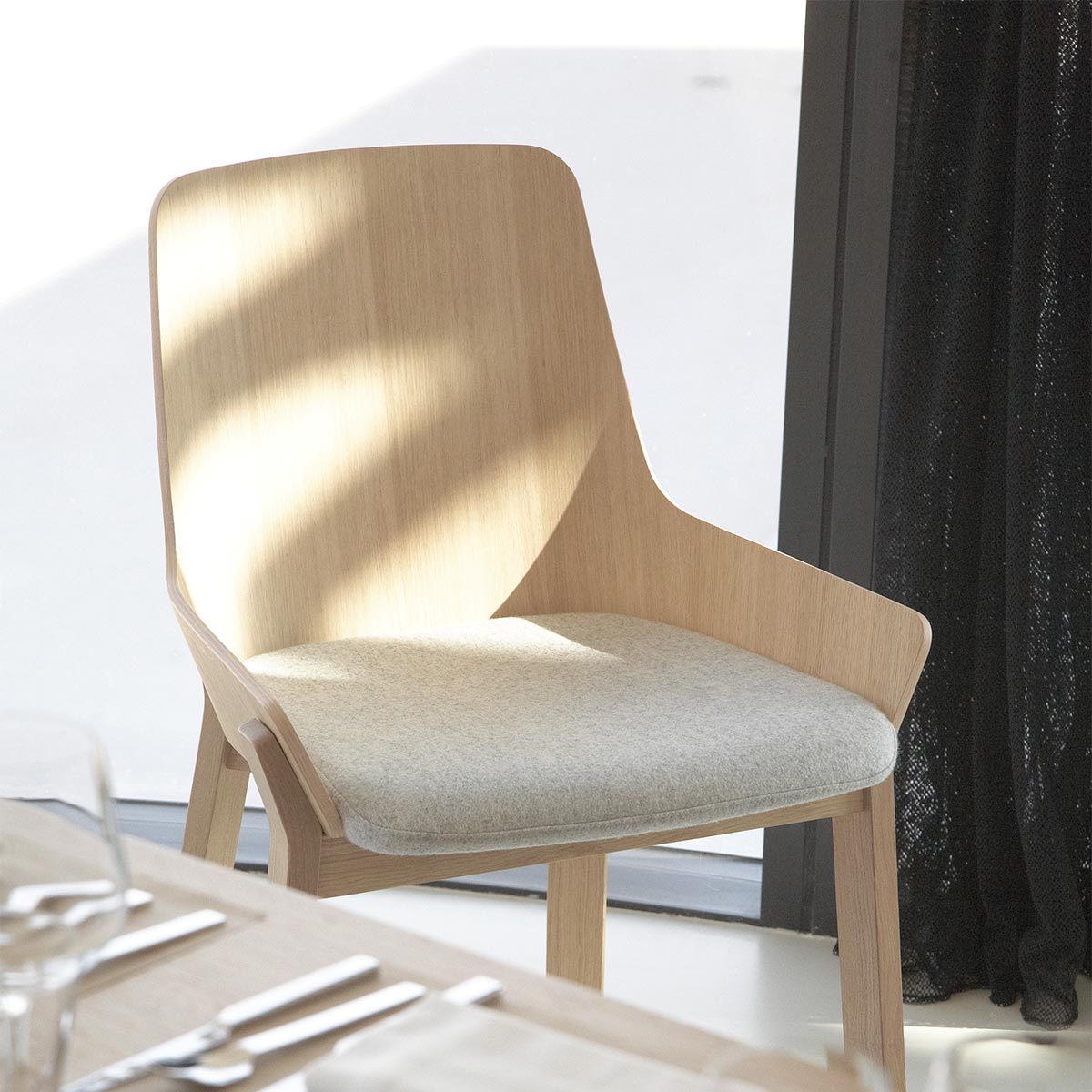 Koila chair upholstered seat I ALKI – Alki Fr