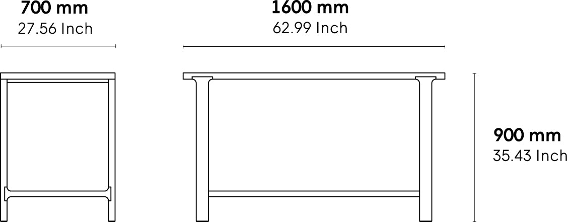 Standard height deals of high table